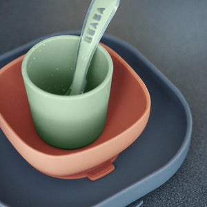 Béaba Silicone Meal Set - Night Blue - lifestyle