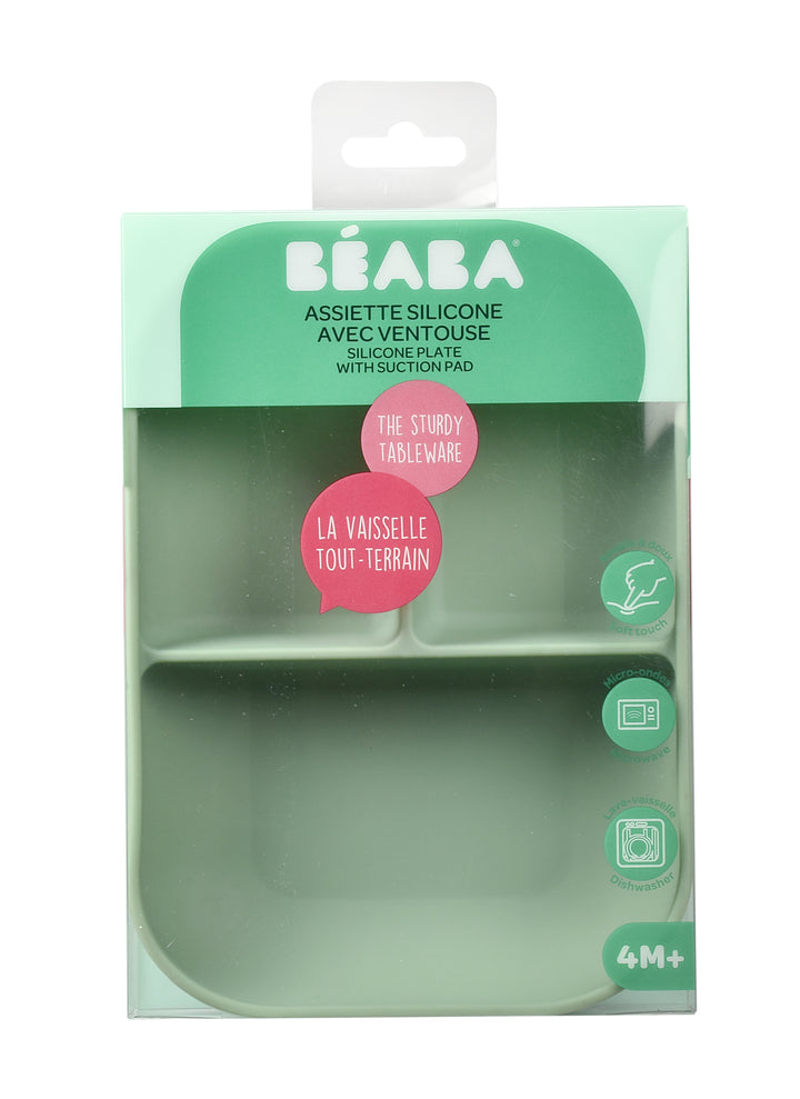 Beaba Silicone Suction Divided Plate