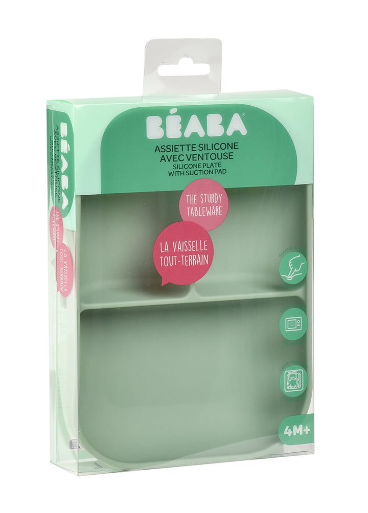 Beaba Silicone Suction Divided Plate