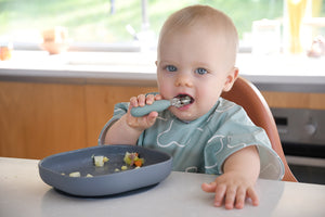 Beaba Fork & Spoon Stainless Steel Pre-Cutlery