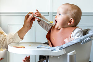 BEABA first stage silicone spoons lifestyle