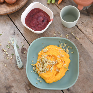 Beaba Silicone Meal Set- Eucalyptus - lifestyle