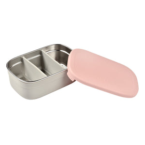 BEABA stainless steel lunch box Dusty Rose, alternate view