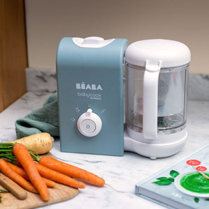 Beaba Babycook Express Baby Food Processor - Baltic Blue - lifestyle