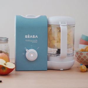 Beaba Babycook Express Baby Food Processor - Baltic Blue - lifestyle
