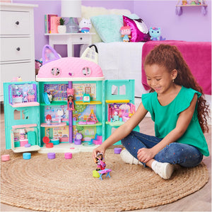 Kitty Karaoke Set in use alongside Gabby's Dollhouse