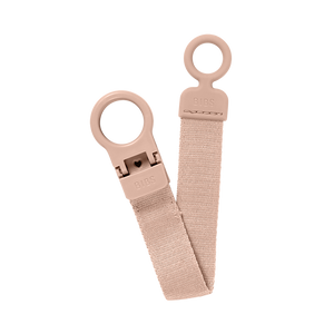 BIBS Pacifier Clip Loop Blush