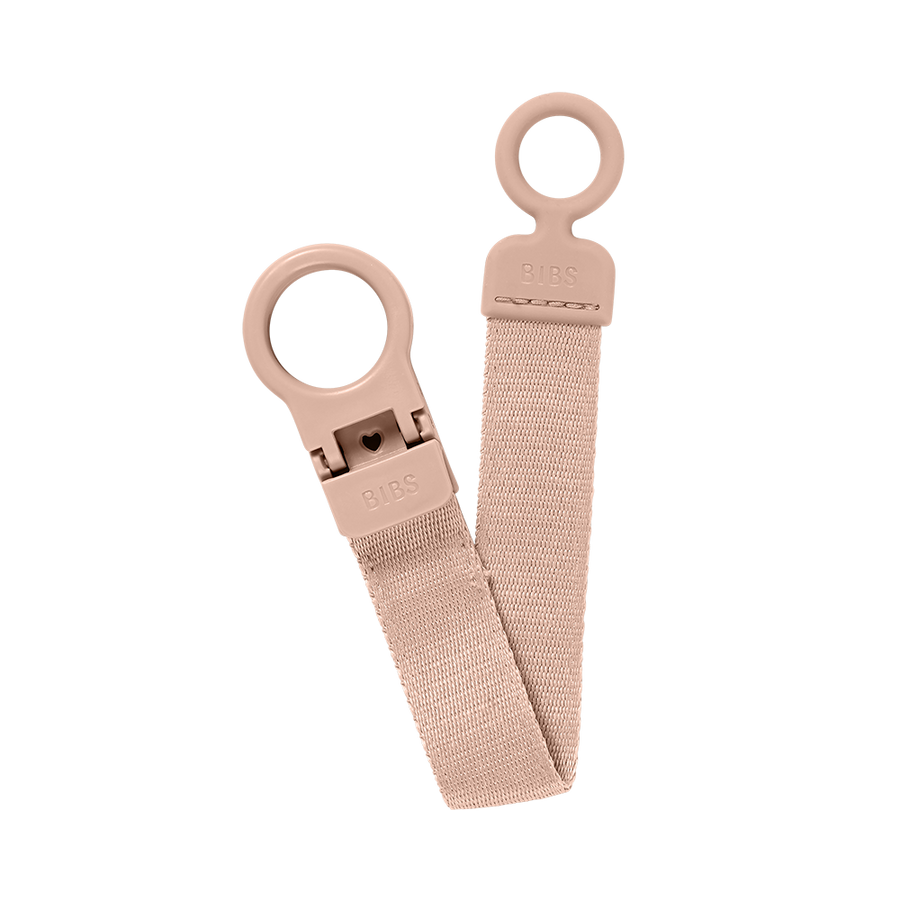 BIBS Pacifier Clip Loop Blush