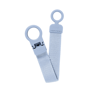 BIBS Pacifier Clip Loop Dusty Blue