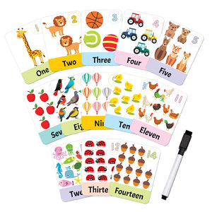 Numbers Flash Cards pack contents