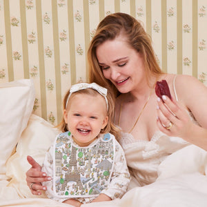 Atelier Choux Satin Bib - Paris lifestyle image