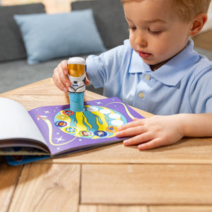 Melissa & Doug Sticker WOW! Activity Pad & Sticker Stamper - Astronaut