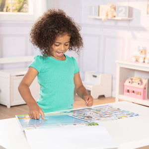 Melissa & Doug Reusable Sticker Pad - Vehicles