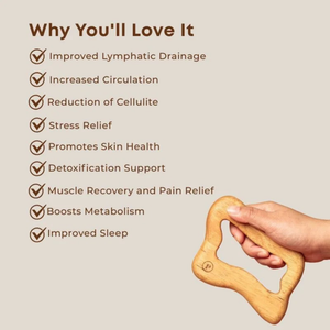 Pop Neutral Detox Massage Tool (Natural Wood)