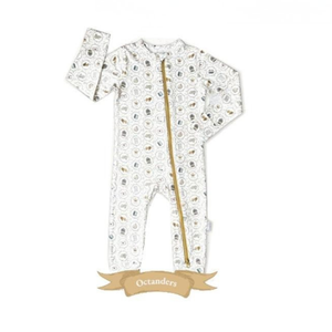 Koobicles Tencel Whimsical Wonders In Octanders Sleepsuit