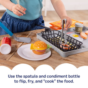 Melissa & Doug Flip & Fry Grill Play Set with Color Changing Water WOW!