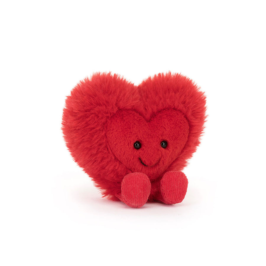 Jellycat Amuseables Beatie Heart Little scarlet heart, front view