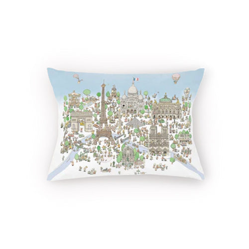 Atelier Satin Cushion - Paris