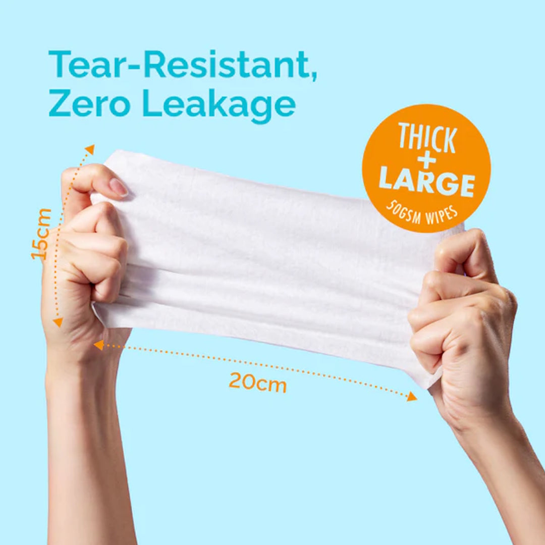 Hoppi Wet Wipes (80 wipes x 3 packs)