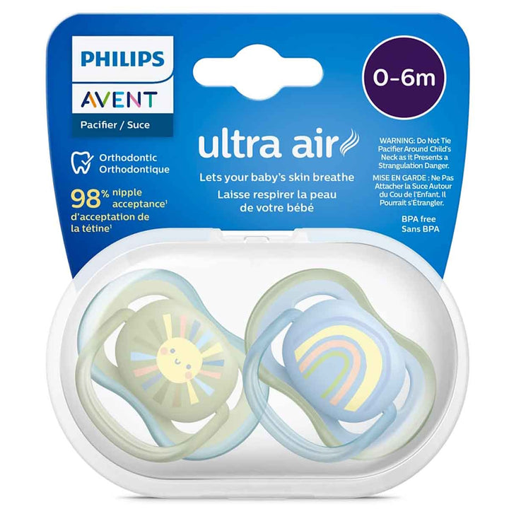 Philips Avent Soother Ultra Air 0-6M (2pcs)
