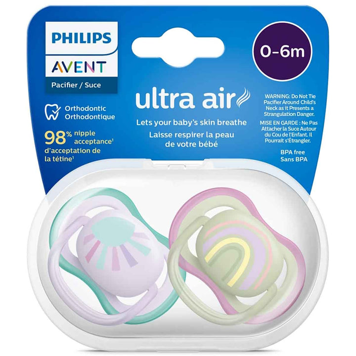 Philips Avent Soother Ultra Air 0-6M (2pcs)