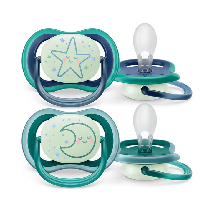 Philips Avent Soother Ultra Air Nighttime 6-18M (2pcs)