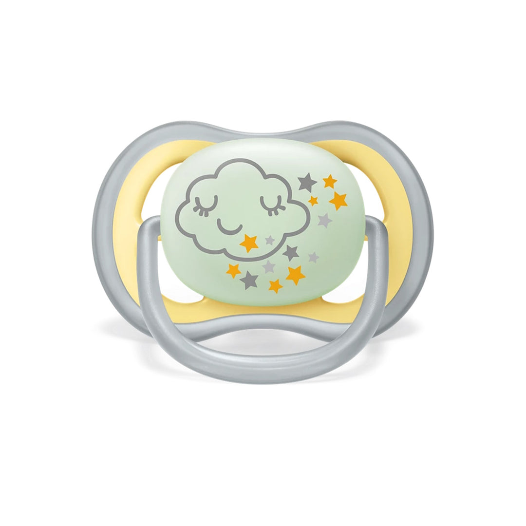 Philips Avent Glow-In-The-Dark Soother 18M+ (2pcs)
