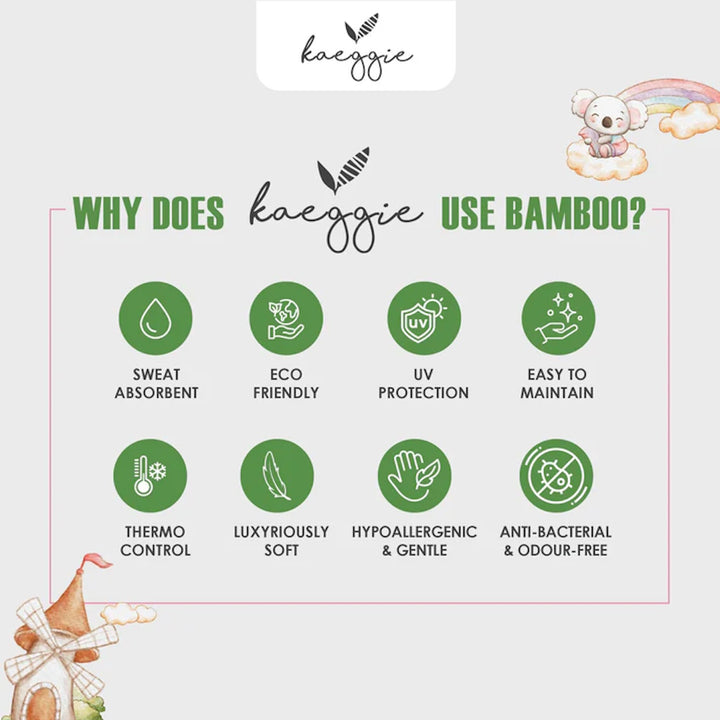 Kaeggie Organic Bamboo Pillow