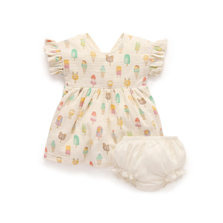Purebaby Gelati Dress - Gelati Print