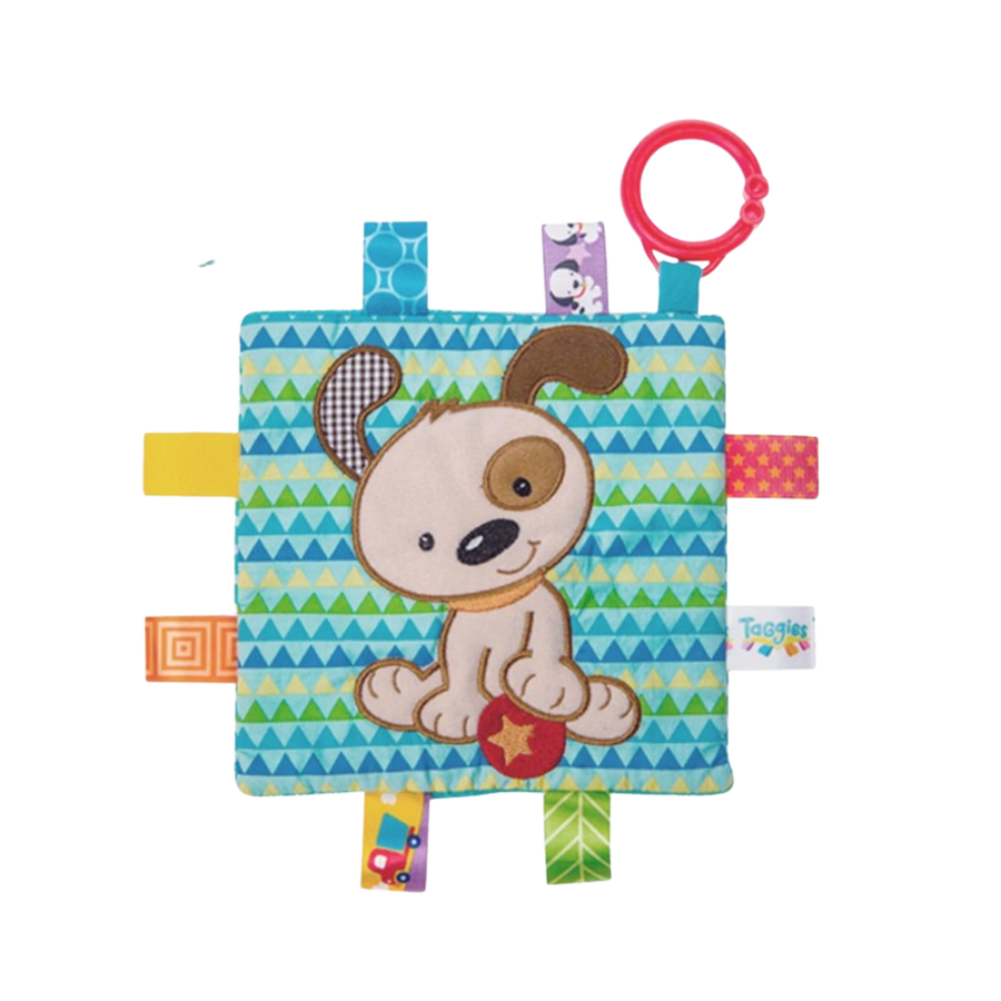 Mary Meyer Taggies Crinkle Me Brother Puppy 6x6"