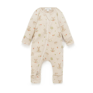 Purebaby Organic Zip Growsuit