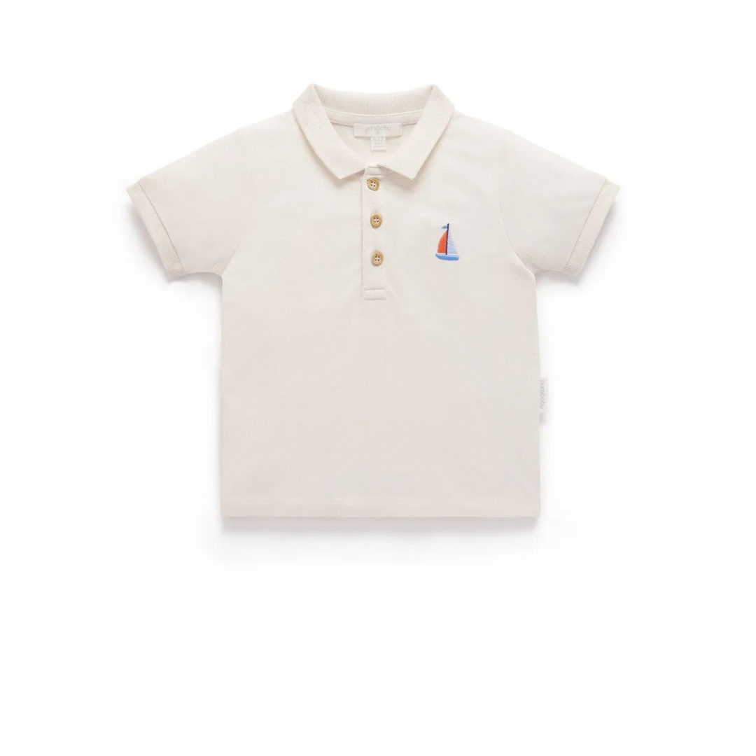 Purebaby Organic Classic Polo Tee