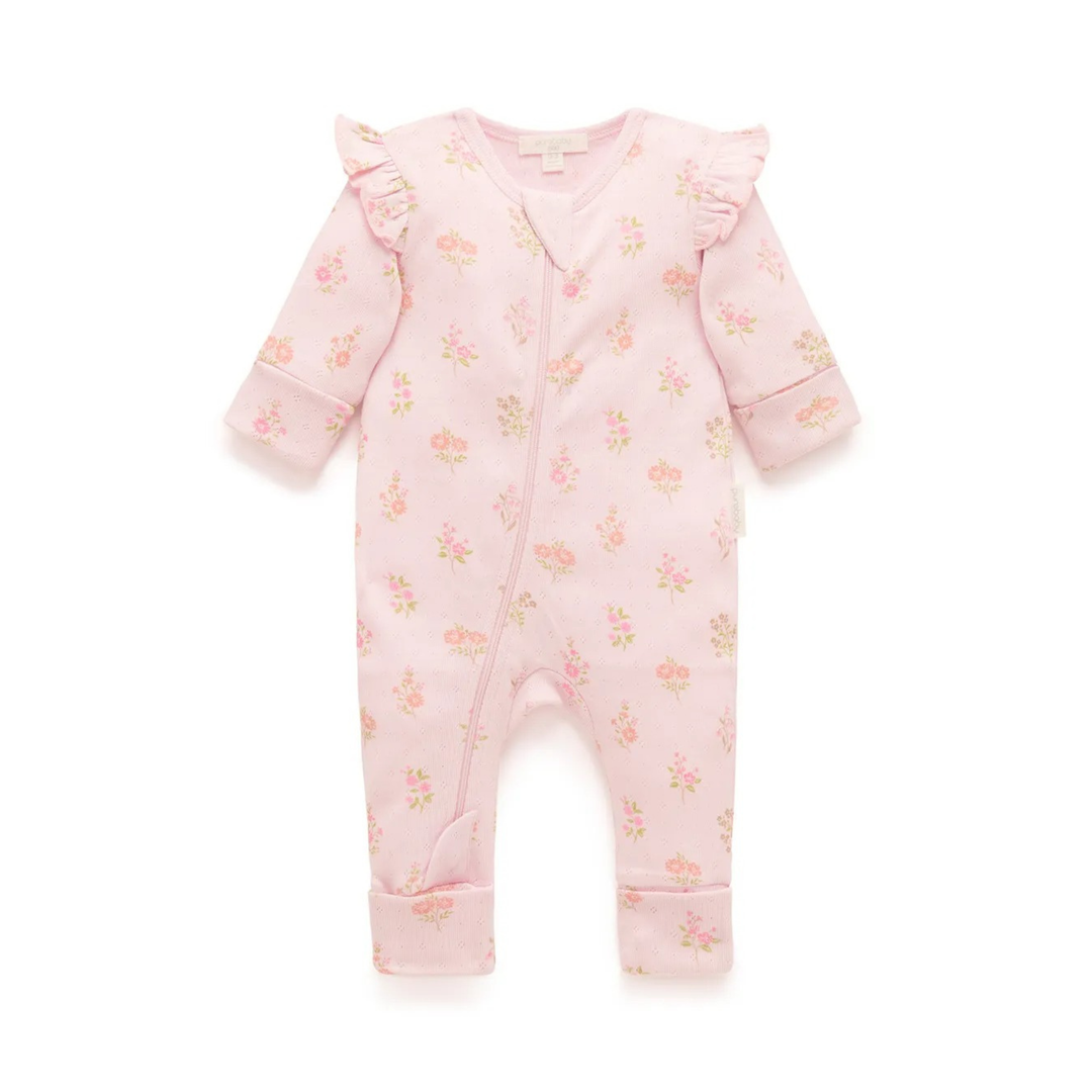 Purebaby Organic Zip Growsuit