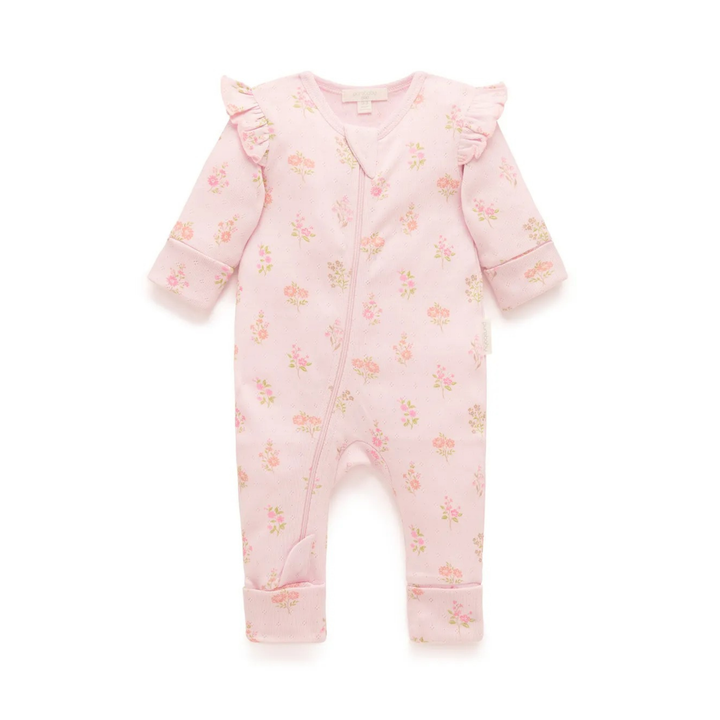 Purebaby Organic Zip Growsuit
