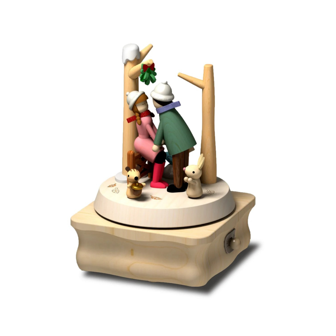 Wooderful Life Kiss Under Mistletoe