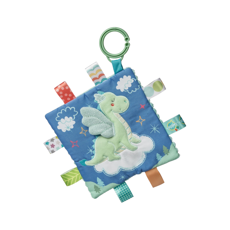 Mary Meyer Taggies Crinkle Me Drax Dragon 6x6"