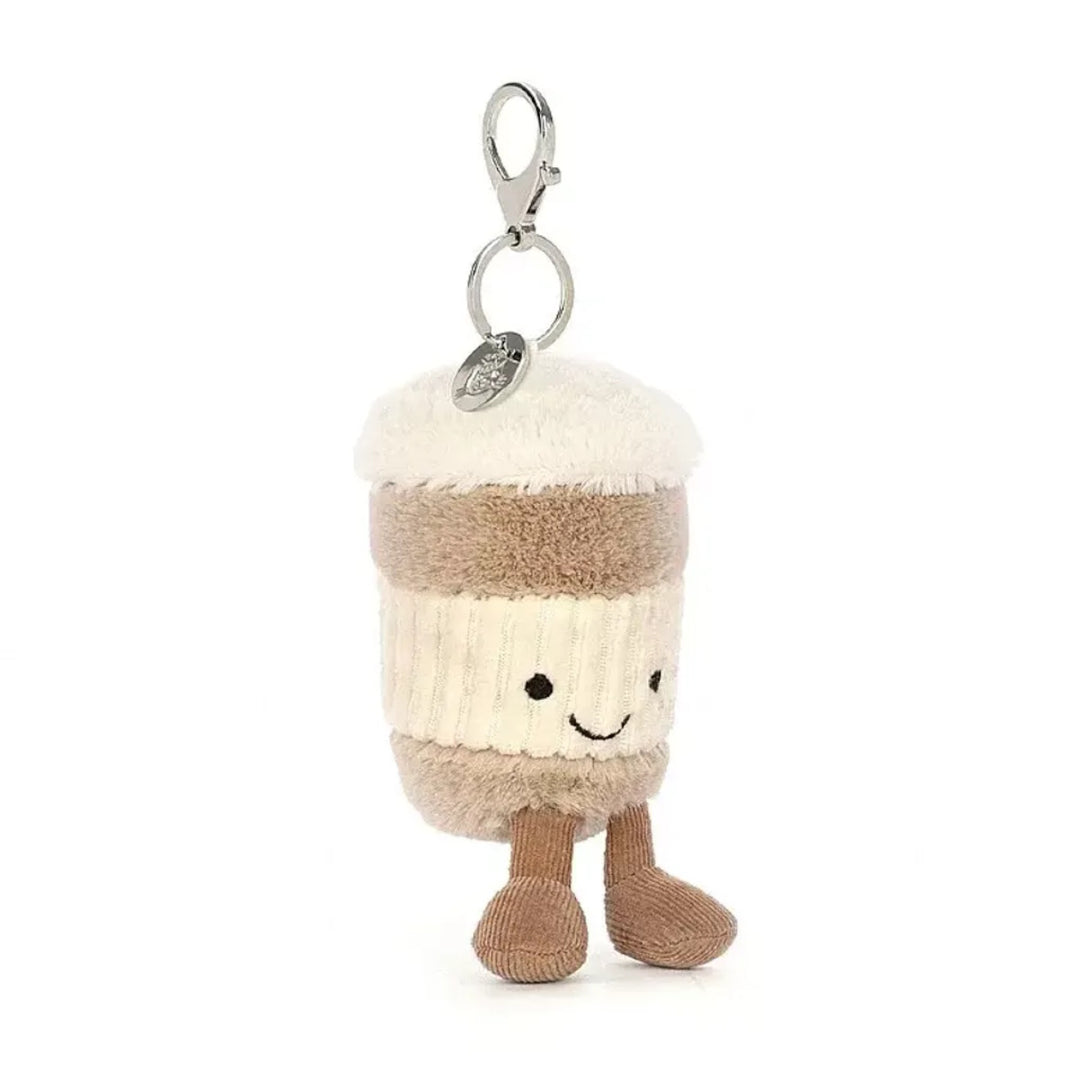 Jellycat Amuseable Coffee-To-Go Bag Charm (18cm x 5cm)