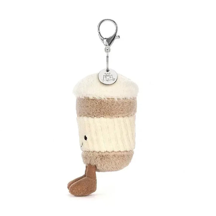 Jellycat Amuseable Coffee-To-Go Bag Charm (18cm x 5cm)
