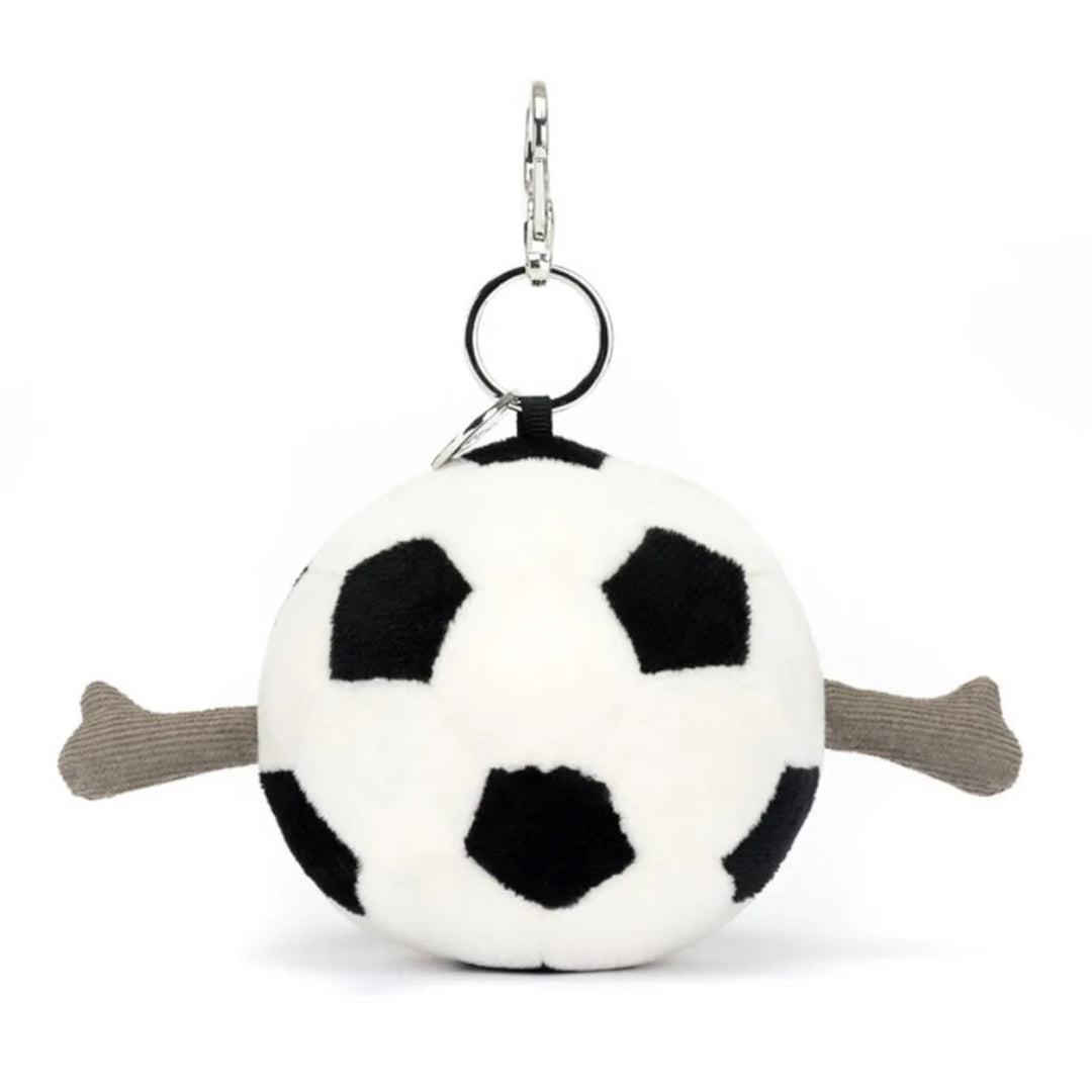 Jellycat Amuseable Sports Football Bag Charm (16cm x 8cm)