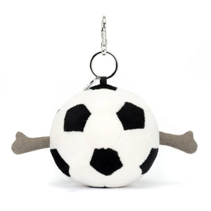 Jellycat Amuseable Sports Football Bag Charm (16cm x 8cm)