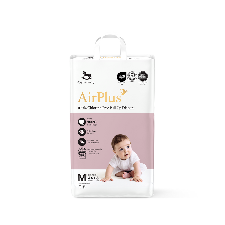 Applecrumby AirPlus Overnight Pull Up Diapers - Mega Pack - image 7 - Happikiddo.com