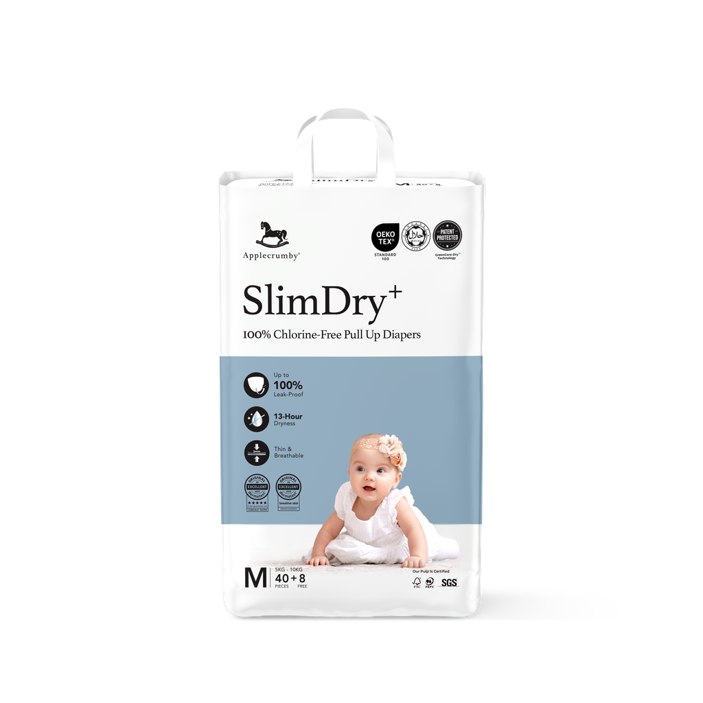Applecrumby Slimdry+ Pull Up Diapers (Mega)