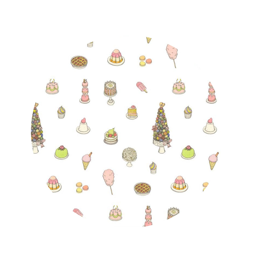 Atelier Choux Large Bib - Sweetie Pie - Gold Snaps