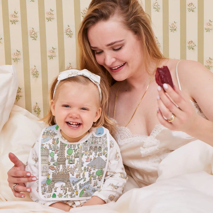 Atelier Choux Satin Bib - Paris