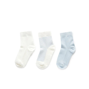 Purebaby 3 Sock Pack Boy / Girl (12-24m)