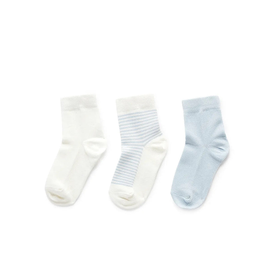 Purebaby 3 Sock Pack Boy / Girl (12-24m)