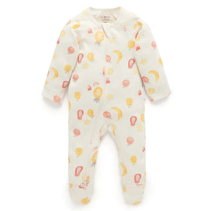 Purebaby 2 pc Juicy Digital Zipsuit Organic