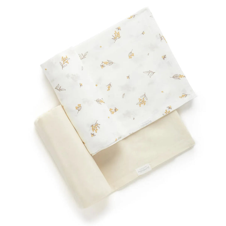 Purebaby 2 Pack Organic Muslin Wrap