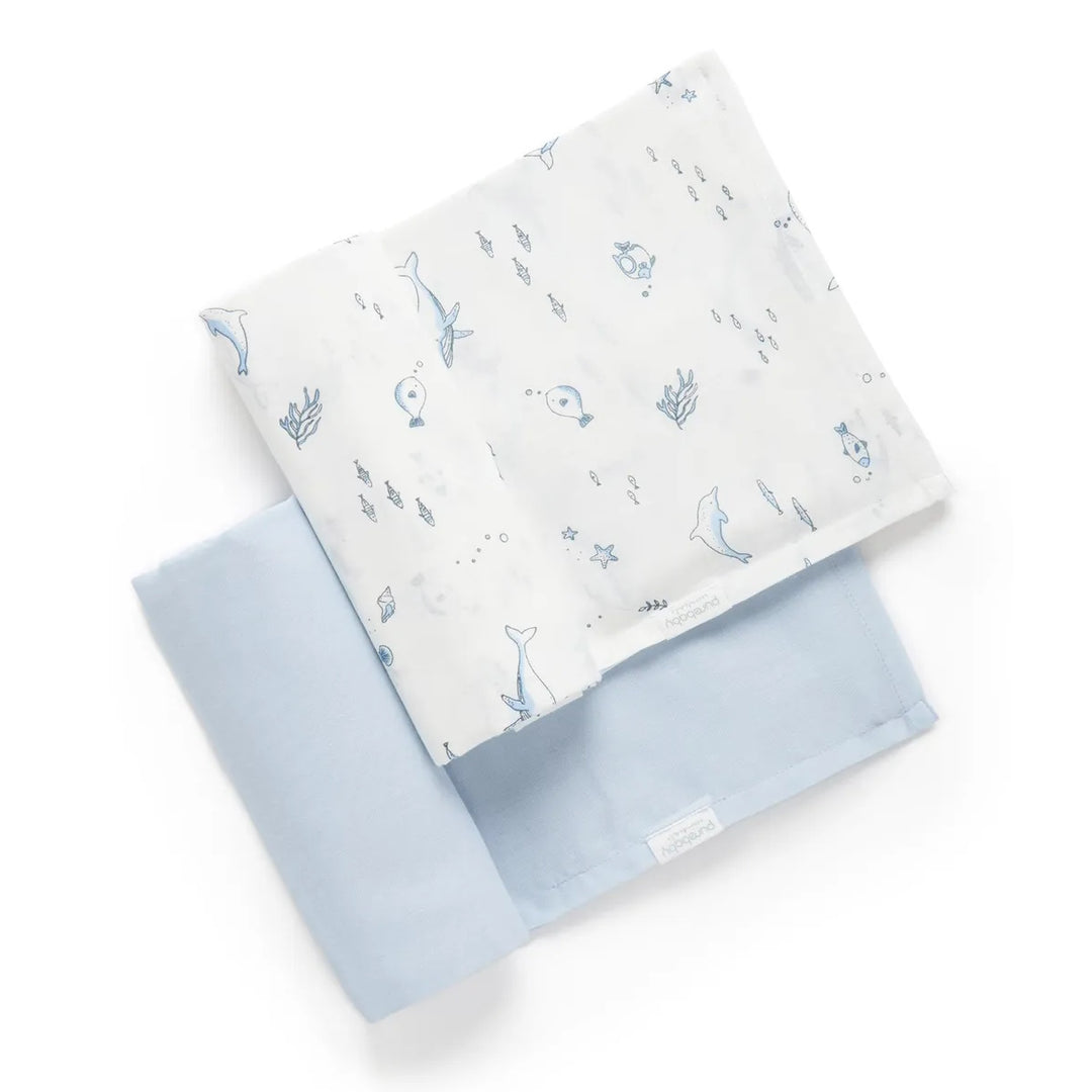 Purebaby 2 Pack Organic Muslin Wrap