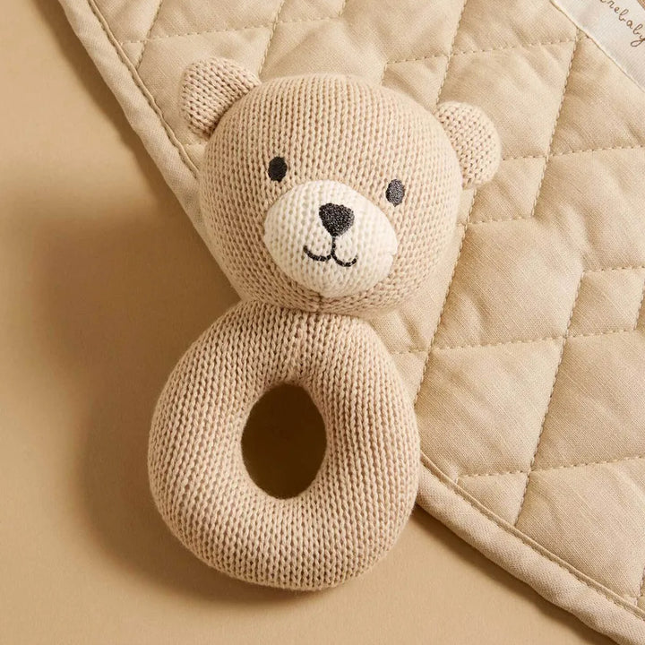 Purebaby Organic Knitted Rattle